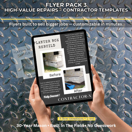 Editable contractor flyer templates for local marketing