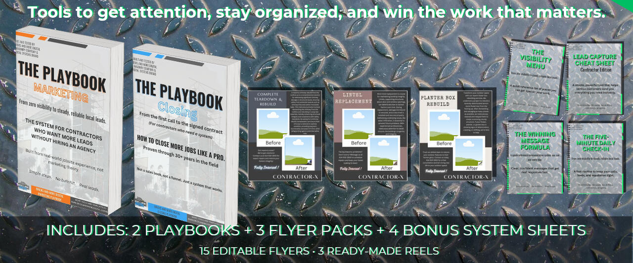 Contractor Digital Toolbox – marketing and follow-up systems for contractors